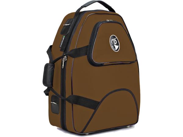 Marcus Bonna マーカスボナ MB5BABY1 BR デタッチャブル ホルン ケース ブラウン ナイロン リュック セミハードケース ベイビー ベルカットモデル　北海道 沖縄 離島不可