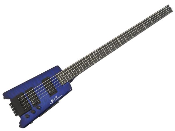 STEINBERGER ( スタインバーガー ) Spirit XT-25 Quilt Top Trans Blue 5弦ベース ヘッドレスベース  トランス・ブルー