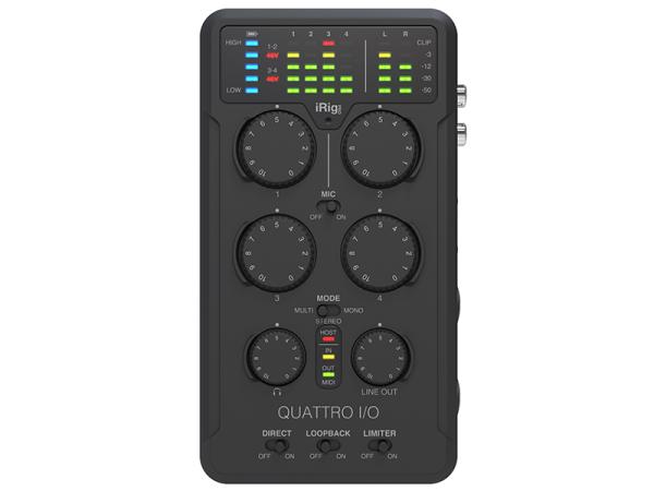 IK Multimedia アイケーマルチメディア iRig Pro Quattro I/O ◆【オーディオインターフェイス】
