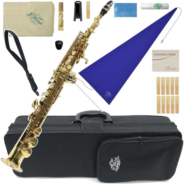 J Michael Jマイケル 3年保証対象 SP-650 ソプラノサックス 新品アウトレット ストレート デタッチャブル セットH　以下は対応不可 北海道 沖縄 離島 同梱 代引き