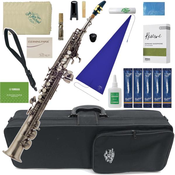 J Michael Jマイケル 3年保証 SP-820GM ソプラノサックス ガンメタリック デタッチャブル ストレート soprano sax セットD　北海道 沖縄 離島 代引き 同梱不可