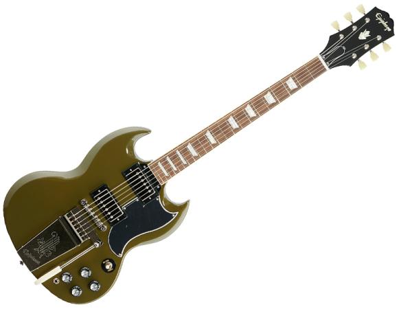 Epiphone ( エピフォン ) SG Standard 61 Maestro Vibrola Olive Drab ...