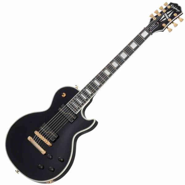 Epiphone ( エピフォン ) Matt Heafy Les Paul Custom Origins  Ebony 7-String 7弦ギター レスポール・カスタム マシュー・キイチ・ヒーフィー