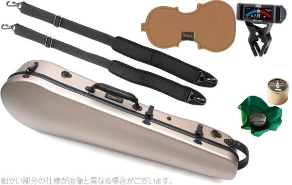 Carbon Mac ( カーボンマック ) CFA-2 サテン ビオラ ケース S-CPG シャンパンゴールド ハードケース viola satin champagne gold セット F　北海道 沖縄 離島 代引き不可