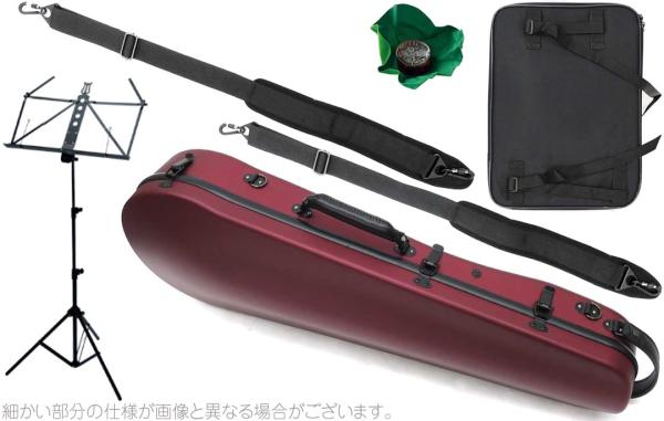 Carbon Mac カーボンマック CFA-2S サテン S-WRD ビオラ ハードケース サテンワインレッド ケース wine red viola hard case セット G　北海道 沖縄 離島 同梱 代引不可