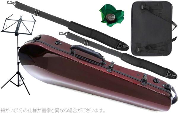 Carbon Mac ( カーボンマック ) CFA-2 スリム WRD ビオラ ケース ワインレッド ハードケース viola case  wine red セット G　北海道 沖縄 離島 同梱 代引不可