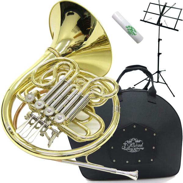 J Michael Jマイケル 3年保証 FH-850 フレンチホルン フルダブル 新品アウトレット デタッチャブル セットM　以下は対応不可 北海道 沖縄 離島  代引き 同梱