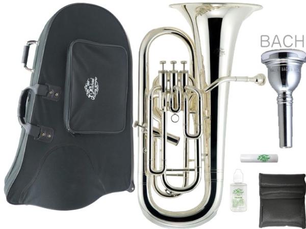 J Michael Jマイケル EU-1700S ユーフォニアム 新品 銀メッキ 4ピストン B♭ euphonium BACH マウスピース  セット F 北海道 沖縄 離島 不可 送料無料! ワタナベ楽器店 ONLINE SHOP