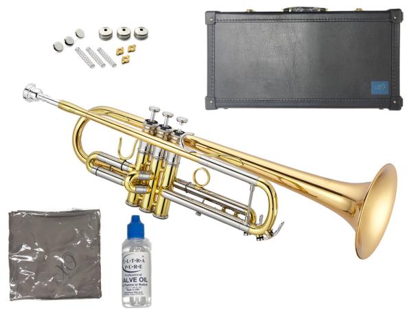 XO ( エックスオー ) 1602RGB トランペット ラッカー ゴールド ゴールドブラス リバース式主管抜差管 管楽器 B♭ Trumpet gold　北海道 沖縄 離島不可