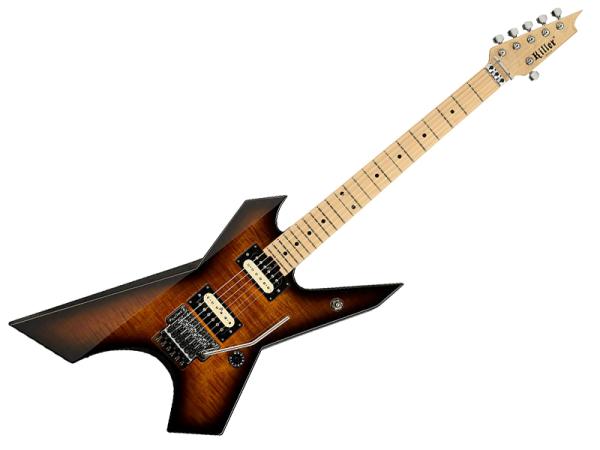 Killer ( キラー ) KG-Exploder II Flame Top BSエレキギター エクスプローダー フレイムトップ Brown Sunburst