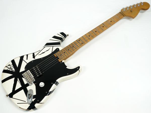 EVH イーブイエイチ Striped Series 78 Eruption / White with Black Stripes Relic 