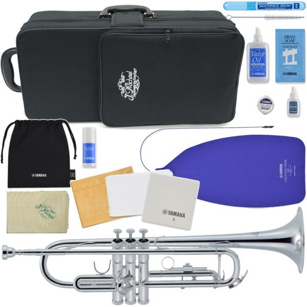 J Michael Jマイケル 3年保証サポート TR-430S トランペット 銀メッキ レッドブラスマウスパイプ 管楽器 B♭ Trumpet セットO　以下対応不可 北海道 沖縄 離島 代引き 同梱