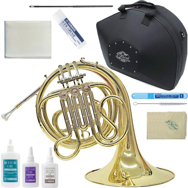 J Michael Jマイケル 3年保証 FH-750 フレンチホルン Fシングル ワンピース  一体式 管楽器 セットB　以下対応不可 北海道 沖縄 離島 代引き 同梱