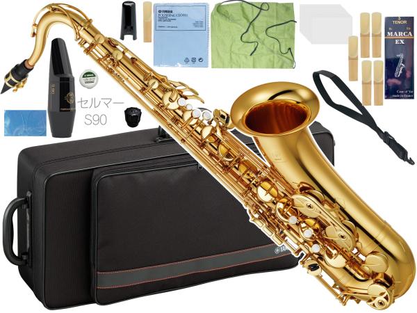 YAMAHA ( ヤマハ ) YTS-380 テナーサックス ラッカー 正規品 管楽器 tenor saxophone gold YTS-380-01 セルマー S90 マウスピース セット H　北海道 沖縄 離島不可 