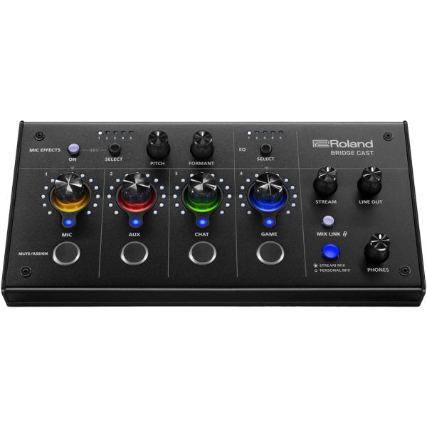 Roland ローランド BRIDGE CAST ゲーム実況 配信 デュアル バス ゲーミング ミキサー
