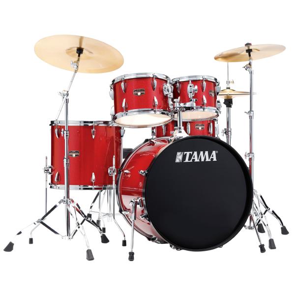 TAMA ( タマ ) ドラムセット Imperialstar IP52H6RC #BRM 22"BD シンバル付 一括セット