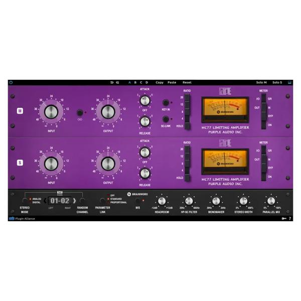 Plugin Alliance プラグインアライアンス Purple Audio MC77