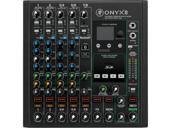 MACKIE ( マッキー ) Onyx8 ◆ ミキサー マルチトラックレコーディングが可能なUSB オーディオインターフェース