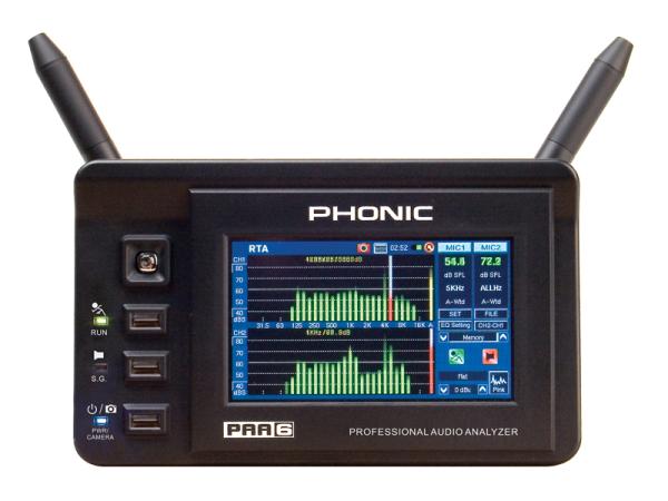 PHONIC PAA3ハンディーアナライザー やって来る