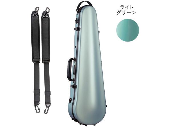 Carbon Mac ( カーボンマック ) CFV-2S S-LGR サテン ライトグリーン バイオリン ケース 4/4 ハードケース violin case light green　北海道 沖縄 離島 同梱 代引き不可