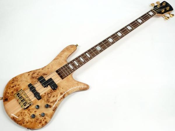 SPECTOR EURO 4 LX Poplar Burl  Natural Gloss ユーロ スペクター エレキベース