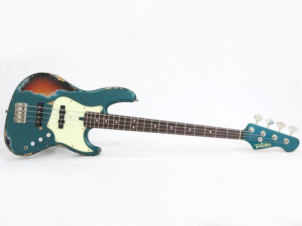 Tsubasa Guitar Workshop The Hopper Alder/R  Dark Lake Placid Blue/3Tone Sunburst / Multi Layer Heavy Aged