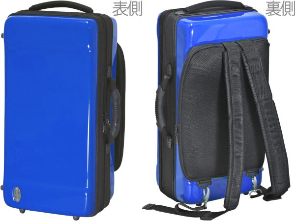 bags ( バッグス ) EF2TRFH BL トランペット フリューゲルホルン ダブルケース ブルー ハードケース　北海道 沖縄 離島 代引き 同梱不可