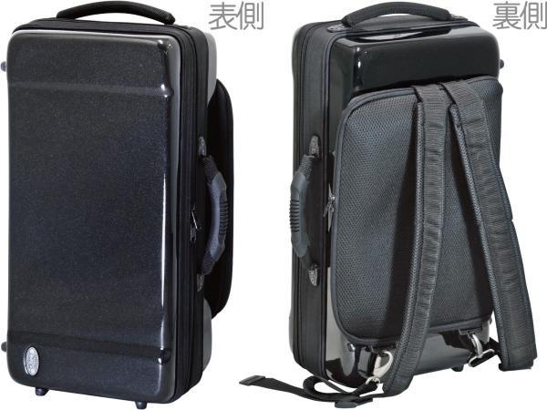 bags ( バッグス ) EF2TRFH M-BLK トランペット フリューゲルホルン ダブルケース メタリックブラック ハードケース　北海道 沖縄 離島 代引き 同梱不可