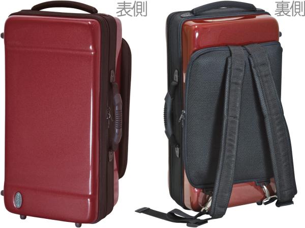 bags ( バッグス ) EF2TRFH M-RED トランペット フリューゲルホルン ダブルケース メタリックレッド ハードケース　北海道 沖縄 離島 代引き 同梱不可