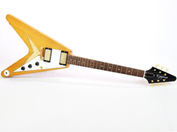 Epiphone エピフォン 1958 Korina Flying V Aged Natural | ワタナベ