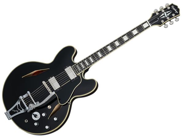 Epiphone ( エピフォン ) Shinichi Ubukata ES-355 Custom Bigsby Ebony    生形 真一シグネイチャーモデル エボニー