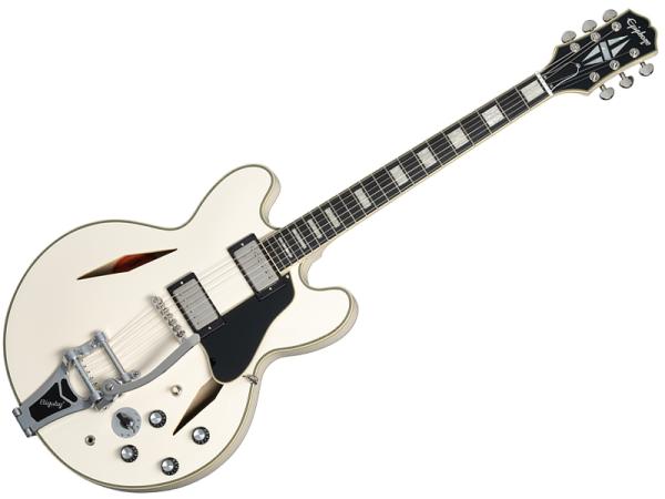 Epiphone ( エピフォン ) Shinichi Ubukata ES-355 Custom Bigsby Classic White 生形 真一シグネイチャーモデル クラシック・ホワイト