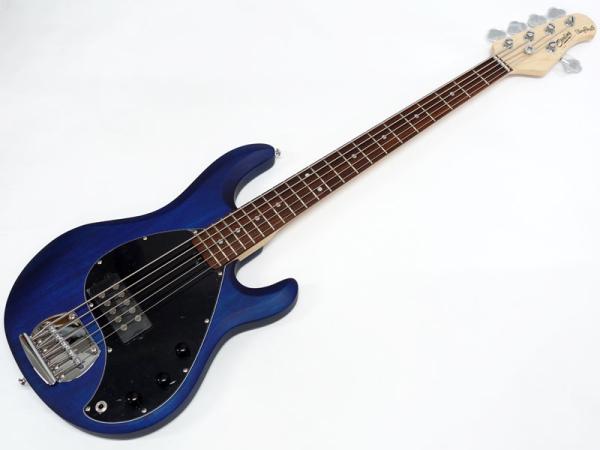 Sterling by Musicman S.U.B RAY5 Trans Blue Satin 5弦ベース