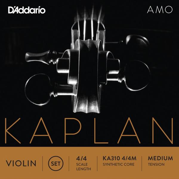 D'Addario ダダリオ KA310 4/4M カプラン アモ バイオリン弦 4/4サイズ セット弦 4本入り ミディアムテンション KAPLAN AMO Violin Strings Set　北海道 沖縄 離島不可