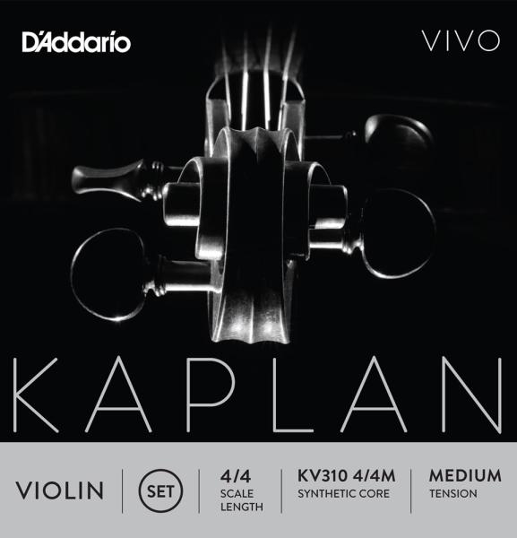 D'Addario ダダリオ KV310 4/4M カプラン ビボ バイオリン弦 4/4サイズ セット弦 4本入り ミディアムテンション KAPLAN VIVO Violin Strings Set　北海道 沖縄 離島不可