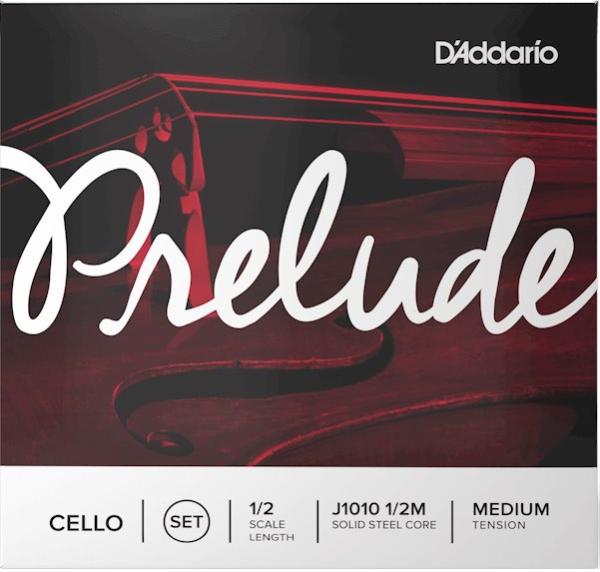 D'Addario ダダリオ J1010 1/2M PRELUDE チェロ弦 4本 セット プレリュード 2分の4 Cello Strings set Medium Tension　北海道 沖縄 離島不可