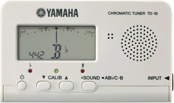 YAMAHA ヤマハ TD-19WH クロマチックチューナー ホワイト 楽器 吹奏楽 ブラスバンド オーケストラ 音合わせ チューニング chromatic tuner　北海道 沖縄 離島不可