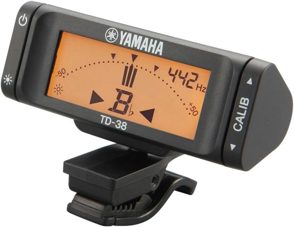 YAMAHA ヤマハ TD-38S クロマチックチューナー クリップタイプ Sサイズ 管楽器 音合わせ チューナー CLIP-ON CHROMATIC TUNER　北海道 沖縄 離島不可