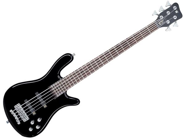 Warwick ( ワーウィック ) RockBass Streamer NT 5st Solid Black High Polish ロックベース ストリーマー スルーネック 5弦ベース 特価品