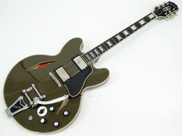 Epiphone ( エピフォン ) Shinichi Ubukata ES-355 Custom Bigsby Ver.02 / Olive Drab 【生形 真一シグネイチャーモデル 】