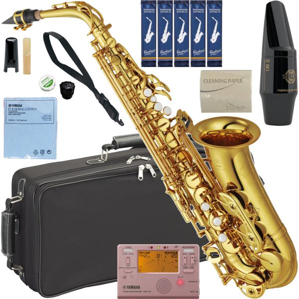 YAMAHA ヤマハ 5年保証サポート対象 YAS-62 アルトサックス ラッカー 日本製 管楽器 Alto saxophone セルマー S80 マウスピース セットJ　北海道 沖縄 離島不可