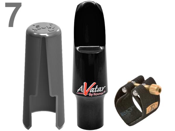 Rovner ロブナー 7 アヴァター アルトサックス マウスピース ラバー リガチャー キャップ alto saxophone Mouthpiece Avatar Deep D collection　北海道 沖縄 離島不可