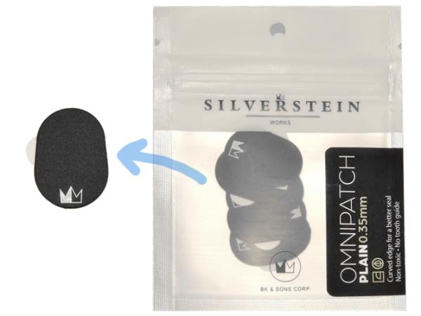 Silverstein シルバースタイン OP02B OMNIPATCH オムニパッチ 6枚入 ブラック 0.35mm マウスピースパッチ クラリネット サックス　北海道 沖縄 離島 不可