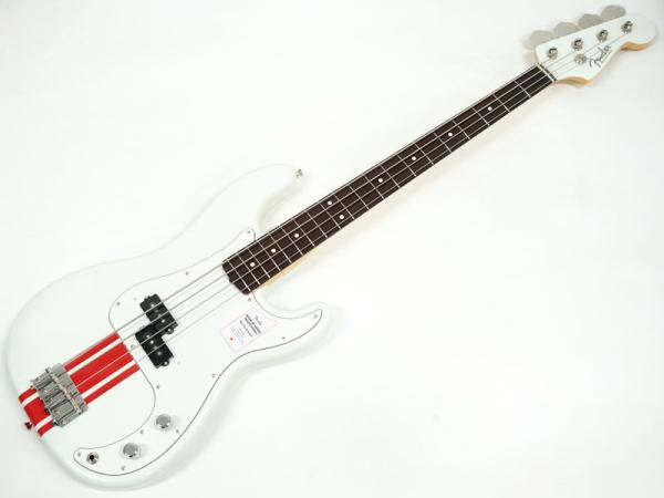 Fender フェンダー 2023 Collection MIJ Traditional 60s Precision Bass / Olympic White with Red Competition Stripe 