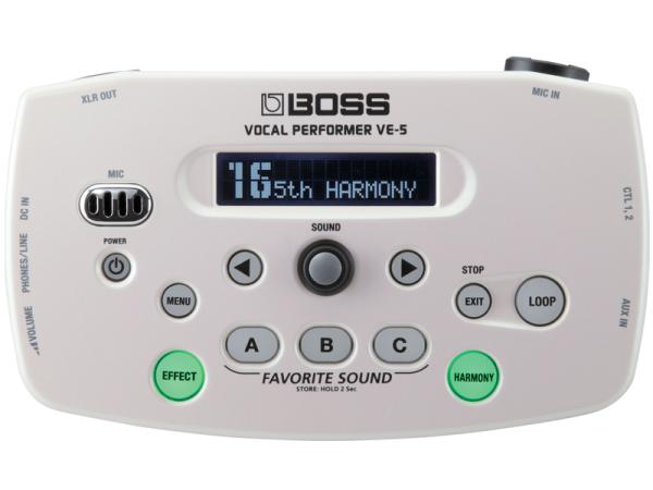 BOSS ボス VE-5 Vocal Performer White