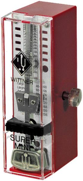Wittner ウィットナー 884051 タクテルスーパーミニ ルビー 振り子式 メトロノーム おもり 据置き式 Taktell Super Mini metronome　北海道 沖縄 離島不可