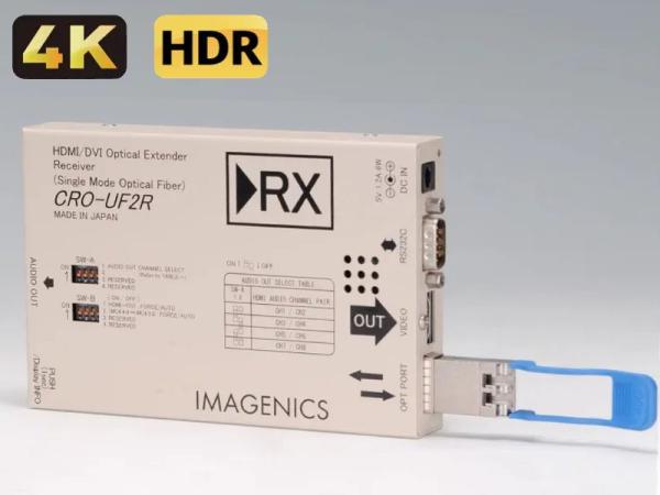 IMAGENICS イメージニクス CRO-UF2R ◆ 4K HDMI (DVI) 光延長器 受信機