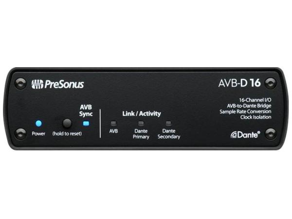PreSonus ( プリソナス ) AVB-D16 ◆ AVB-Danteブリッジ