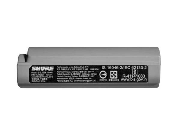 SHURE シュア SB904 ◆ GLXD+シリーズ用 リチウムイオン充電池