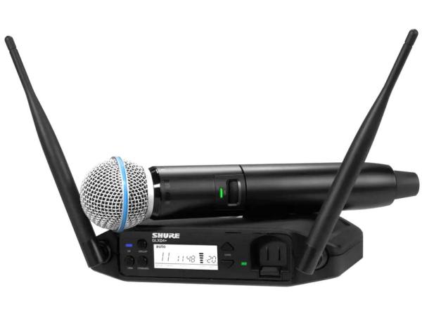 SHURE シュア GLXD24+/B58 ◆ 2.4GHz帯 BETA58Aヘッド テーブルトップ型受信機付 ボーカルワイヤレスシステム GLXD24+J/B58-Z2